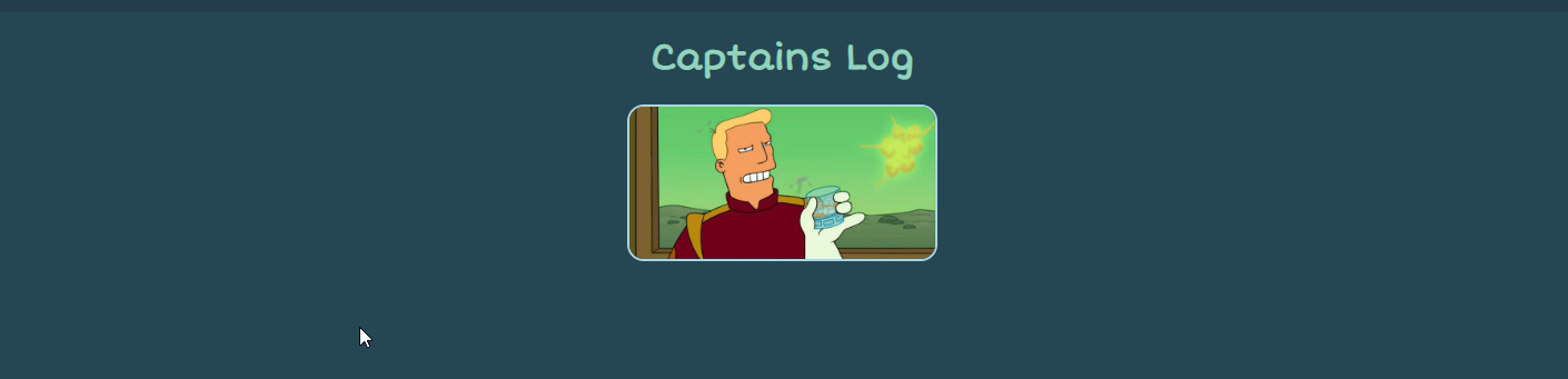 A Picture of My Blog Site